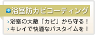 浴室防止カビコーティング